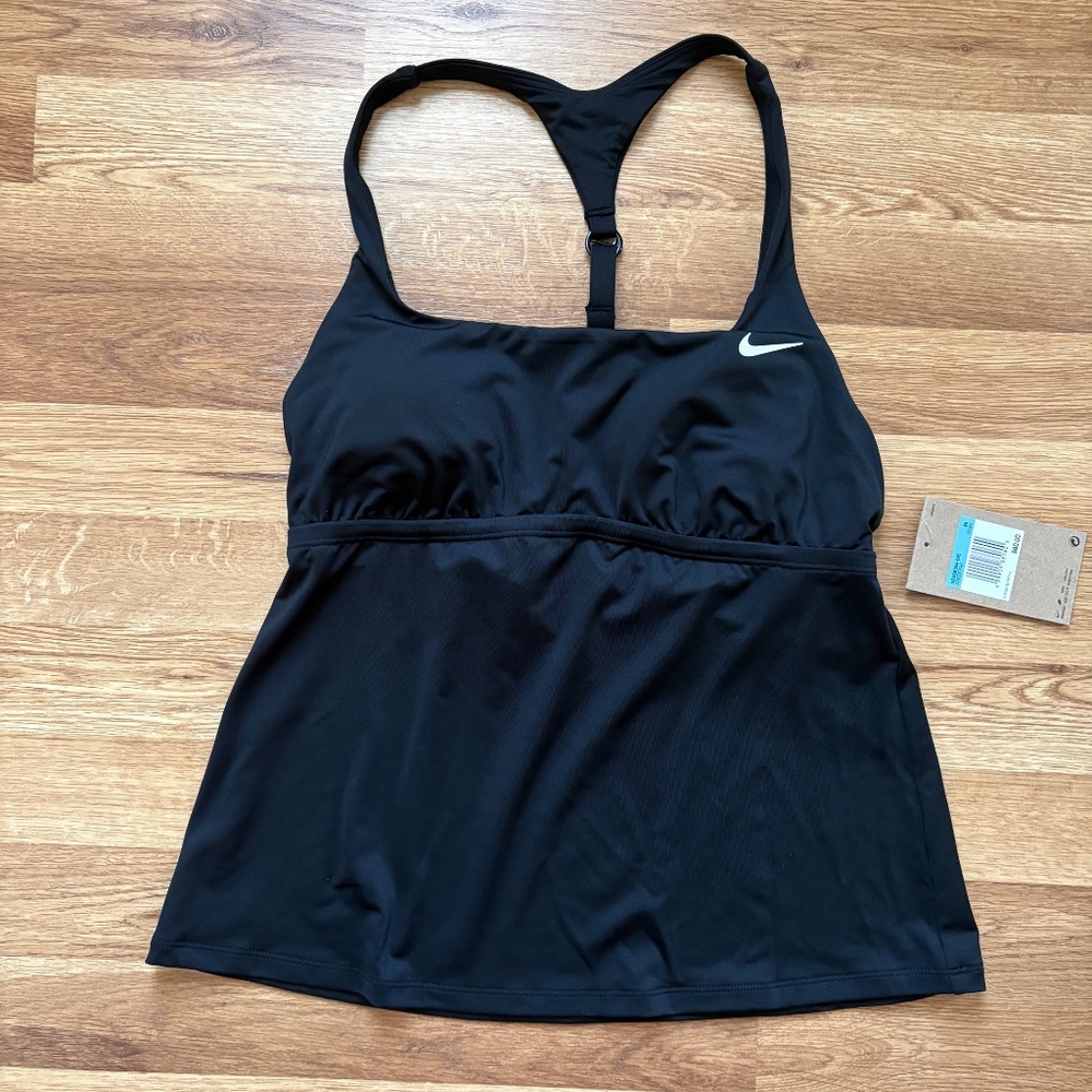 NWT Nike Swim Essential Square neck Tankini Top